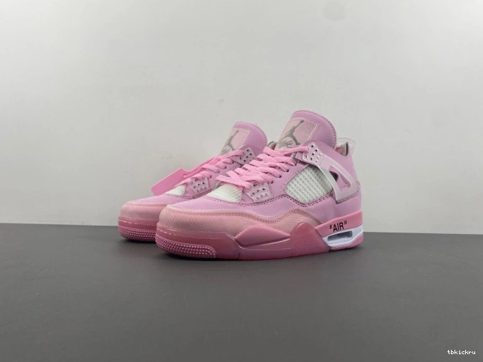 Reps TBkick 4 OFF-WHITE X JORDAN PINK 0823